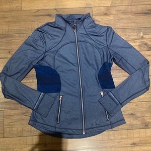 Lululemon Blue Zip Up Sweater